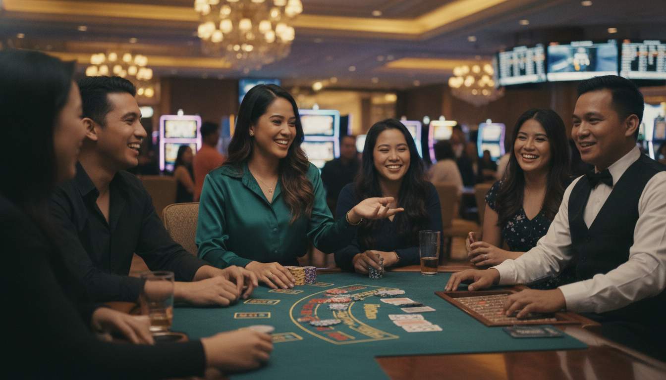 Exciting live casino gameplay