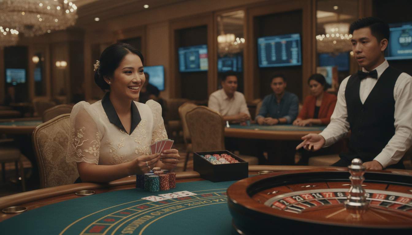 Classic live casino games like blackjack and roulette